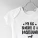 Hippowarehouse Dachshund Big Brother Baby Vest Bodysuit - Short Sleeve for Boys and Girls - Buy Online on GoSupps.com