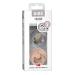 Bibs Natural Rubber Baby Pacifier Set | BPA-Free Soothers | Made in Denmark | Cloud/Blush | Size 6-18 Months - Buy Online on GoSupps.com