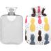 Naanle Cartoon Pineapple Water Bottle - 1L Hot Water Bottle for Bed Hand/Foot Heat Pain Relief & Cold Therapy Ideal for Home & Travel - Buy Online on GoSupps.com