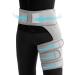 Adjustable Hip & Thigh Brace for Sciatica Pain Relief Hamstring Compression Sleeve Warp for Sciatic Nerve Relief Hip Pain Relief Support Brace for Women & Men Thigh Compression Sleeve (Left)