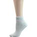Yomandamor Women's Non-Binding Cotton Ankle Diabetic Socks - 5 Pairs Solid White, Seamless Toe, Cushion Sole - Size 9-11 - Buy Online on GoSupps.com