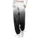 Parachute Pants Y2K Women Cargo Pants Baggy Cargohose Track Pants Streetwear Vintage Jeans Pants 90s E-Girl Streetwear Cargo Pants Y2K Sports Pants Lang Lock 02 Dunkel Gray XXL