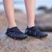 CIOR Kids Water Shoes - Lightweight Aqua Sneakers for Boys & Girls | Fast Dry Athletic Shoes (Big Kid Size 4, Black/White) - Buy Online on GoSupps.com