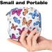 Colorful Menstruation Pocket & Zipper Bag for Women | Tampon & Napkin Organizer - Butterflies Design - Buy Online on GoSupps.com