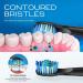 5pc Compatible Electric Toothbrush Replacement Heads for Fairywill D7/D8/FW507/FW508 - Black, Moderately Soft Bristles - Buy Online on GoSupps.com