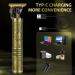 Electric Cordless Hair Clippers Beard Trimmer Set - Rechargeable T Blade Kit for Barbers and Home Use - Zero Gapped - USB Rechargeable - Perfect Gift for Men - Buy Online on GoSupps.com