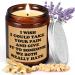 Scented Candles Gifts for Women - 200g Handmade Soy Wax - 50 Hours Long Lasting Aromatherapy Lavender Candles - Candles Gift for Friend Women (I Wish)