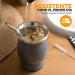 belltop Complete set of Argentinian matte. Set for infusing yerba mate. Composed of double-walled stainless steel matera that acts as a matte thermos matte bulb and cleaning brush - Buy Online on GoSupps.com