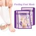 Foot Peeling Mask - Lavender Collagen Exfoliating Socks for Cracked Feet | Revitalize Your Feet with Our Dead Skin Remover - International Shipping Available - Buy Online on GoSupps.com