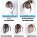 Bangs Hair Clip Oblique Bangs Wig Natural Forehead Partial Air Bangs Wig Female Invisible Seamless Fake Bangs Bangs Clip in Hair(Color:T1B/613) - Buy Online on GoSupps.com
