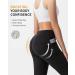 CAMBIVO High Waist Flare Yoga Pants for Women - Black Medium | Workout Leggings with Pockets and Tummy Control - Buy Online on GoSupps.com