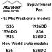 MidWest Dog Crate 36 Inch Replacement Pan - Buy Online on GoSupps.com