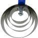 SecureFix Direct Spiral Curry Comb Horse (Brush Pets Equestrain Metal Grooming Shredding Blue) - Buy Online on GoSupps.com