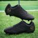 TOLLN Men FG Outdoor Soccer Cleats Youth Football Shoes 7.5 - Black - Buy Online on GoSupps.com