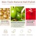 Clear Nail Polish - 2 in 1 Nail Varnish Quick Dry Top Coat & Base Coat Nail Polish Glossy Finish & Long Lasting Nail Coat Non-Toxic Water Based Natural Nail Varnish 01 ClearTopCoat - Buy Online on GoSupps.com