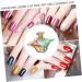 POPETPOP 1pc Nail Art Crystal Cup Glass with Lid Sheer Nail Polish Clear Glass Cups with Lids Nail Brush Dappen Dish Nail Art Tool Manicure Pen Cleaning Cup Powder Bowl Multipurpose 9.1x9cm Assorted Color - Buy Online on GoSupps.com