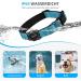 Airtag Dog Collar | IP68 Waterproof & Reflective Apple Air Tag Keeper for Medium Dogs | Durable Blue Dog Collar (Large) - Buy Online on GoSupps.com