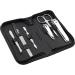 Premium 6-Piece Manicure Set from Solingen | Elegant Art Leather Case | Durable Polished Steel | Ideal for Men & Women - Buy Online on GoSupps.com
