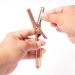 The Leaf Dermaplaner Rose Gold - Plastic-Free Facial Razor & Exfoliating Tool - Buy Online on GoSupps.com