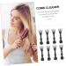 Beavorty 16 Pi ces peigne liminateur de poils pour peigne nettoyeur de r teau peigne brosse cheveux pilateur peignes outil de nettoyage de peigne grattoir cheveux pp - Buy Online on GoSupps.com