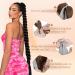 MY-LADY Long DIY Braided Ponytail Extension - 34 Yaki Straight Wrap-Around Synthetic Hairpiece in Silver Grey White - Buy Online on GoSupps.com