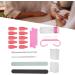 Nail Manicure Tools Set Nail Remover Tools Set Cuticle Cutter Pusher Nail Files Nail Wipe Cotton Pads for Shaping Removing and Polish Soak Off Clips - Buy Online on GoSupps.com