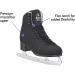 Jackson Ultima Mystique Men's/Boys Black Kids 2 Ice Skates with Mark II Blade - Buy Online on GoSupps.com