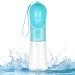 UPSKY Dog Water Bottle for Walking Portable Pet Water Bottle Leak Proof Dog Travel Water Bottle Dispenser for Puppy Small Medium Dogs and Cat 400ml Blue