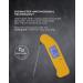 Superfast Thermapen One Thermometer - Instant Read Digital Cooking Thermometer for Meat Grilling Baking & Frying (Yellow) - Buy Online on GoSupps.com