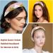 Headbands Women Hair Head Bands 2 Pieces Wide Top Turban Velvet Hair Bands Elastic Headband Rose Gold Mermaid Tail Pattern Fashion Head Wrap 2 Size Multi-colored 4 - Buy Online on GoSupps.com