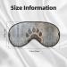 Pawprint Sleep Mask | Adjustable & Breathable Eye Mask for Ultimate Comfort - Shop Internationally - Buy Online on GoSupps.com
