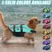 Emust Dog Life Vest - Turquoise XL | Lightweight & Durable Swimming Jacket for Small Medium & Large Dogs - Perfect for Boats & Water Activities - Buy Online on GoSupps.com