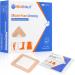 Silicone Adhesive Foam Dressing with Gentle Border 3''x3'' Bed Sore Pressure Ulcer Leg Ulcer Silicone Wound Bandage High Absorbency Waterproof 10 Pack by NeueHaut