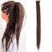 30 inches 20 strands/pack synthetic dreadlocks extensions 0.8cm crocheted braided hair soft dreads one-sided dreadlocks reggae hip-hop hippie style 30inch-a color 30#