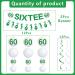 Gameza 60th Birthday Decorations for Men - 14PCS Golf Birthday Party Decorations 60th Birthday Decorations Women Men Golf Glitter Sixtee Banner Hanging Swirls 60th Golf Theme Bday Party Decorations Green 60th - Buy Online on GoSupps.com
