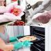 YUANstore Dishwashing Cleaning Gloves Silicone Rubber Sponge Glove Household Scrubber Kitchen Clean Tools Dropshipping Kitchen - Buy Online on GoSupps.com