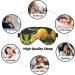 Lemon Fruit Print Double-Sided Eye Mask | Soft Light Blocking Sleep Enhancer | International Shipping Available - Buy Online on GoSupps.com