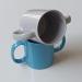 AncientImpex Dual Handle Mug Set of 2 - BPA-Free Ceramic Mugs for Tremors - 11.83 Fl. Oz. (Blue Gray) - Buy Online on GoSupps.com