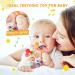 Sensory Teething Toys for Babies 0-12 Months | Baby Teething Ball Rattle Infant Toy for Boys & Girls - Buy Online on GoSupps.com