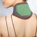 2-Piece Neck Heating Pillows - Fast Heating Durable & Stylish - Relief for Neck Tension - Breathable Black & Green Dot Design - Buy Online on GoSupps.com