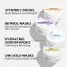 Vitamin C Under Eye Patches - 30 Pairs Anti-Aging Cooling Masks for Dark Circles Puffy Eyes Fine Lines & Wrinkles Hydrating with Caffeine & Niacinamide - Buy Online on GoSupps.com