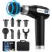 Deep Tissue Massage Gun for Athletes, FORBLO Rechargeable Muscle Massager Gun,Quiet Portable Hand Held Massager with 20 Speed Adjustable Professional & 8 Heads for Soreness and Stiffness (Black)