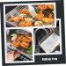 Alipis 1 Set Tray Supplies Non-Stick Baking Drain Home Kitchen Multipurpose Rack Holder Dumpling Storage Assorted Color 27X21.2X5CM - Buy Online on GoSupps.com