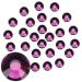 Jollin rhinestones glass with flat back for attachment with glue amethyst ss20 576pcs Amethyst ss20 576pcs