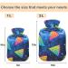 Shop Naanle 2L Abstract Rainbow Watermelon Hot Water Bottle - Pain Relief & Heat Therapy for Bed Hand & Foot - Buy Online on GoSupps.com