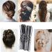 200 PCS U-Shaped Bobby Pins for Thick Hair - Brown & Black Styling Pins with Storage Box - Buy Online on GoSupps.com