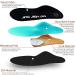 Orthopedic Shoe Inserts for Men & Women - DACAT Heel Spur Insoles for Flat Feet & Plantar Fasciitis | EU Size 46-47 | Black - Buy Online on GoSupps.com