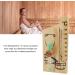 Sauna Thermometer Hourglass - Golden 15-Minute Time Measurement for Sauna Rooms - Buy Online on GoSupps.com