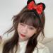 Mouse Ear Hair Scrunchies for Girls | Uooker Velvet Sequin Bow Hair Bands | Cute Elastic Hair Ties & Accessories for Birthday Parties & Cosplay - Buy Online on GoSupps.com