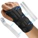 EVXVE Wrist Support Brace For Carpal Tunnel Wirst Splint With 3 Metal Splints & Straps-Helps Relieve Tendinitis Arthritis Carpal Tunnel Pain Women Man Hand Splint For Night Left L/XL